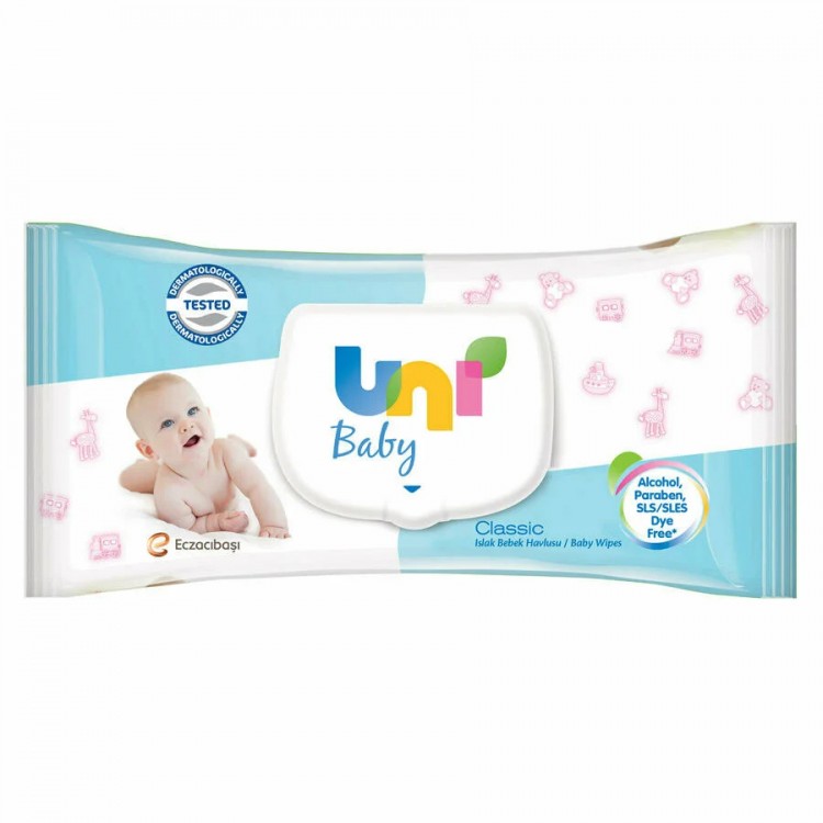 Uni Baby Classic Islak Havlu 56'lı Paket