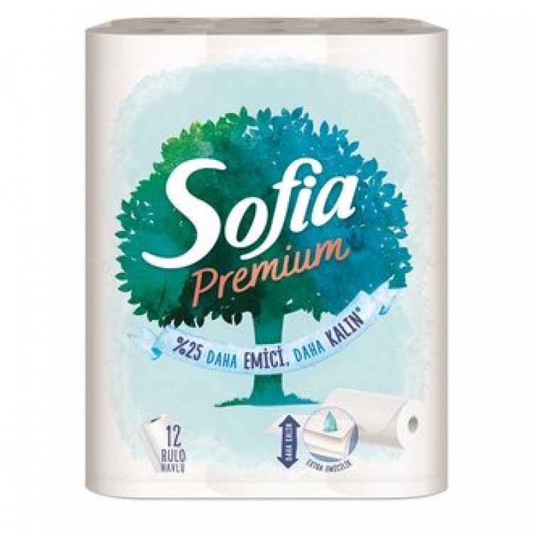 Sofia Premium Mutfak Havlu 12'li