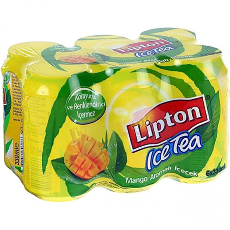 Lipton Ice Tea 330Ml 6'Lı Mango-Kutu