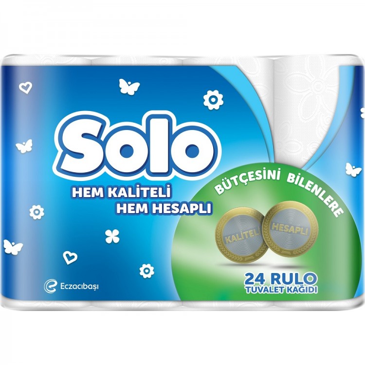 Solo Tuvalet Kağıdı Akıllı Seçim 24 RULO